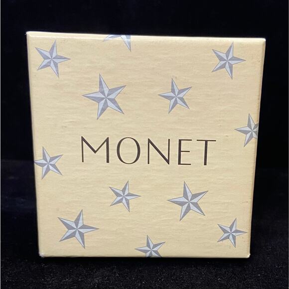 Vtg Monet Ladybug Brooch Pin Pave Crystal Rhinestone Red Black 7/8" Gold Tone - Picture 4 of 9